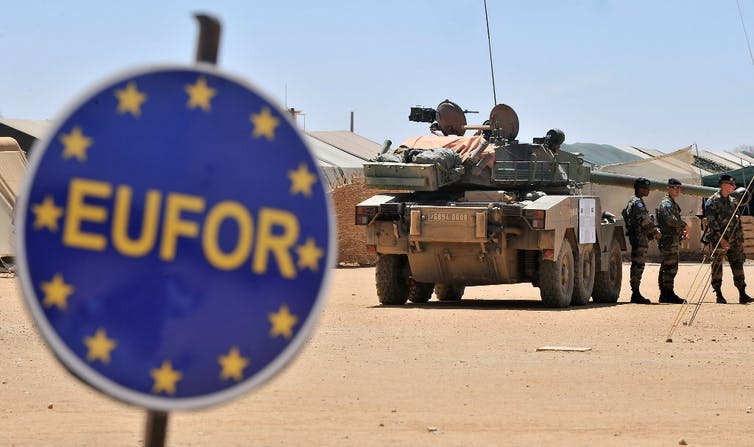 Les forces de maintien de la paix de l’Union européenne (EUROFOR) au Tchad